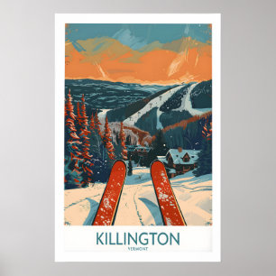 Impresión de esquí Killington - Vermont 1