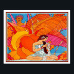 Impresión de estilo Art Deco Tropical Asiático, 19<br><div class="desc">Impresión de estilo Art Deco tropical asiático de colores vivos - 16x20</div>