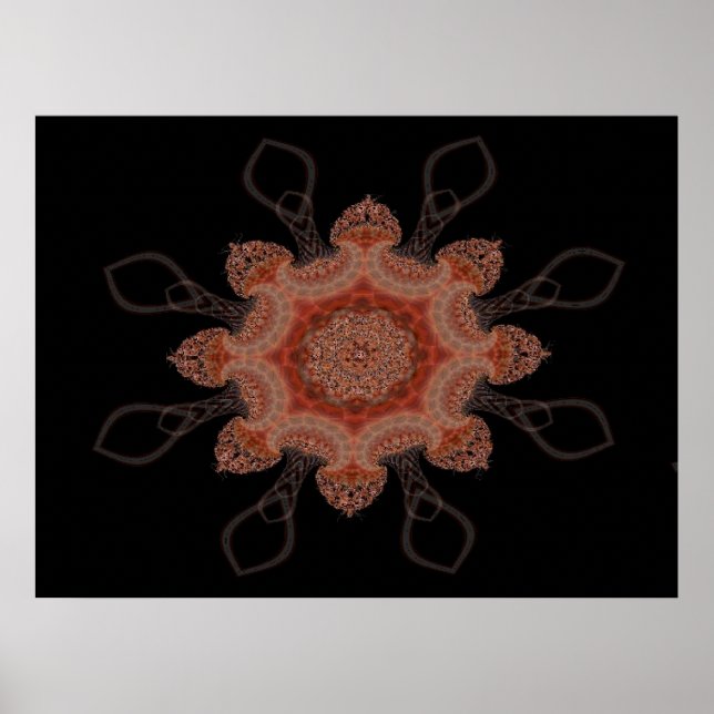 Impresión de estrella marroquí (Frente)