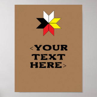 Impresión de estrellas Mi'kmaq