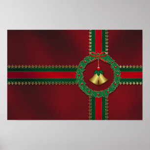 Impresión de estrellas y rayas Navidades