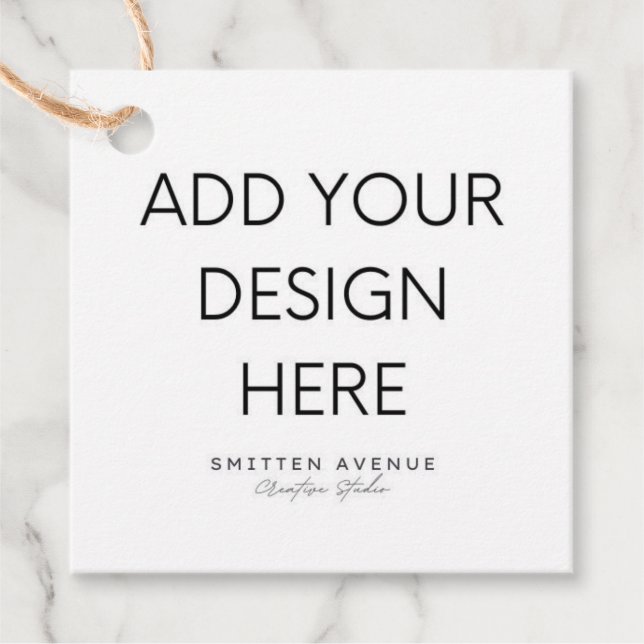 Impresión de etiqueta cuadrada de 2x2" (Anverso)