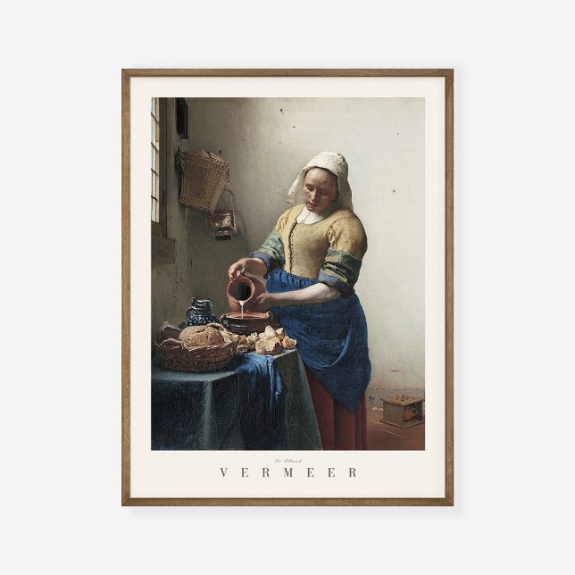 Impresión de exposición de arte Jan Vermeer Milkma (Subido por el creador)