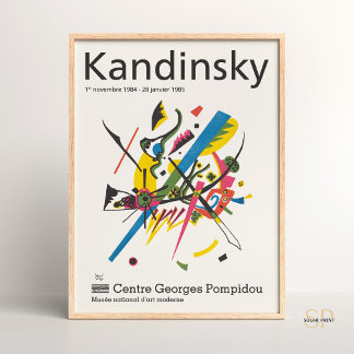 Impresión de exposición de Bauhaus Wassily Kandins