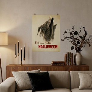Impresión de Fantasma de Halloween Embrujado en Pe