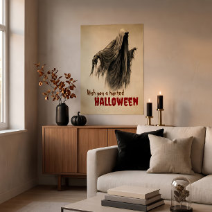 Impresión de Fantasma de Halloween Embrujado en Pe