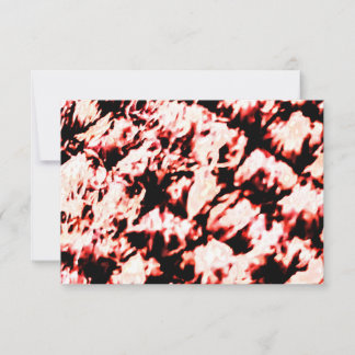 Impresión de fibras rojas