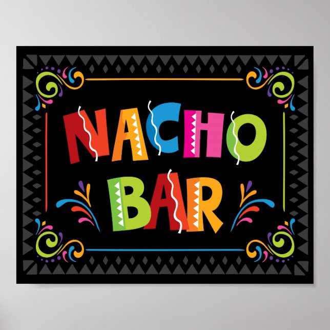 Impresión de Fiesta de BAR Fiesta NACHO BAR (Frente)