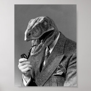 Impresión de filsoraptor vintage (alrededor de 186