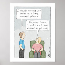 Impresión de fin de semana de 3 libros