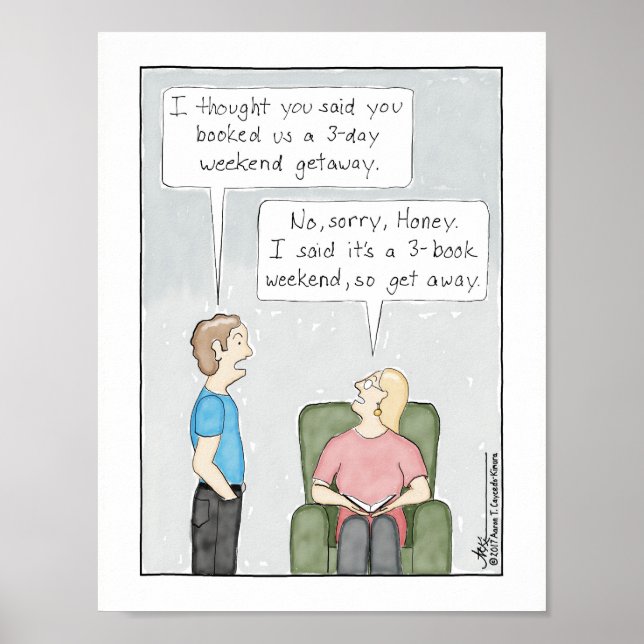 Impresión de fin de semana de 3 libros (Frente)