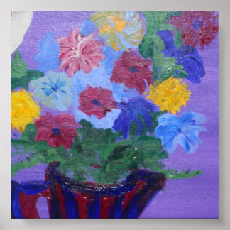 impresión de flores