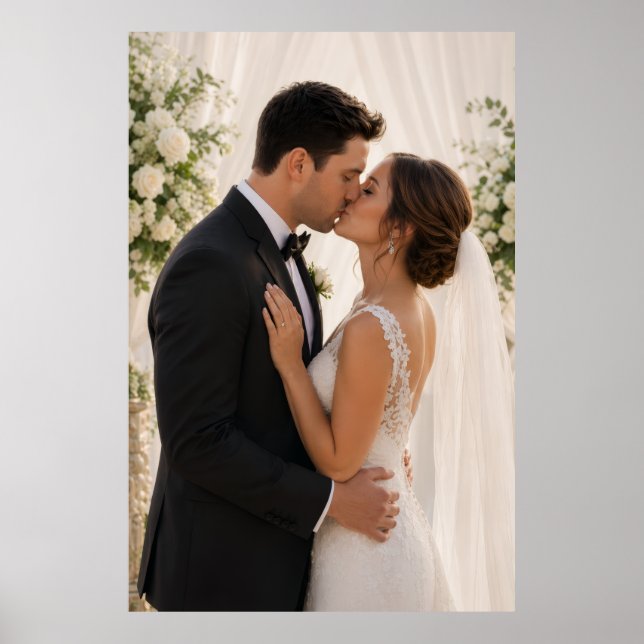 Impresión de foto de boda de 13x19 (Frente)
