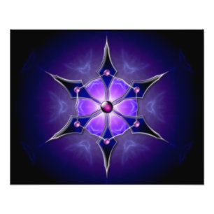 Impresión de foto de luz de estrella fría