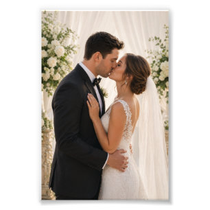 Impresión de foto personalizada de boda 13x19