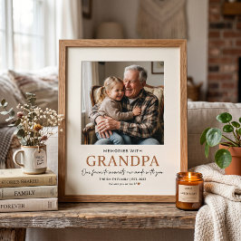 Impresión de foto personalizada del abuelo en 6R –