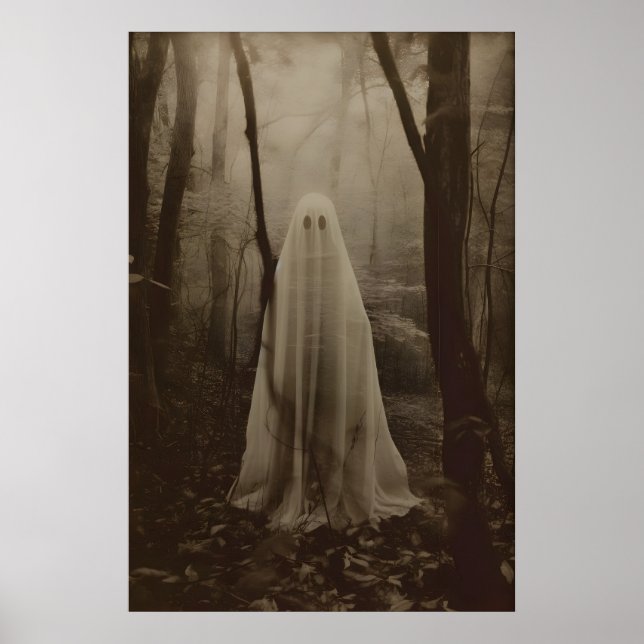 Impresión de fotografía del fantasma del bosque Os (Frente)