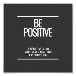 Impresión de fotografías motivacionales positivas