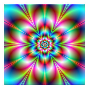 Impresión de fotos de energía de flor