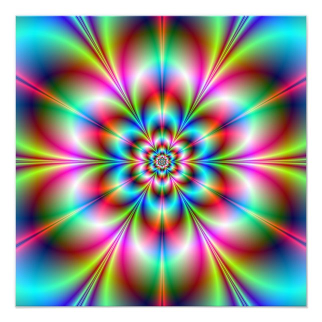 Impresión de fotos de energía de flor (Frente)