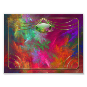 Impresión de fotos en profundidad de coral