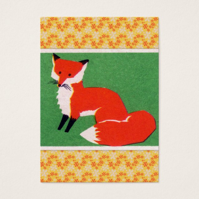 Impresión de Fox Roja Vintage (Frente)