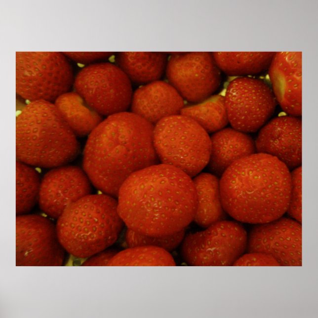 Impresión de fresas jugosas (Frente)