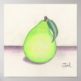Impresión de FRUITY PEAR (11"x11")
