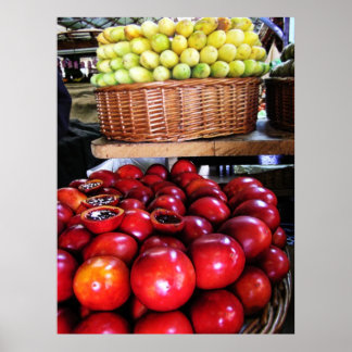 Impresión de frutas de pasión