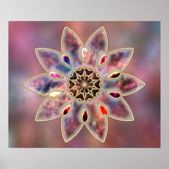 Impresión de galaxias con marcas (Frente)