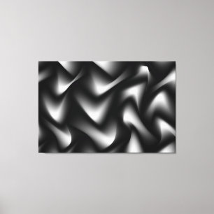 Impresión de galería de resumen en blanco y negro