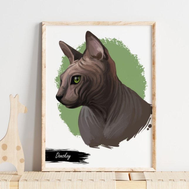Impresión de gato de Donskoy | Impresión de pared  (Subido por el creador)