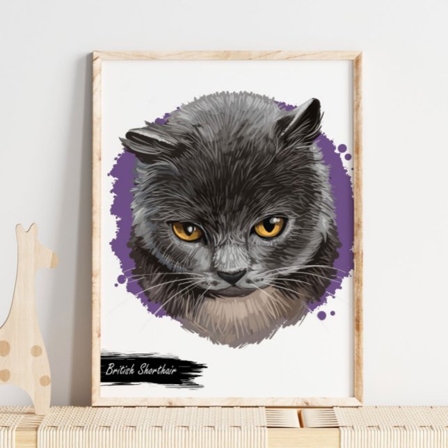Impresión de gatos al descubierto británicos | Imp (Subido por el creador)