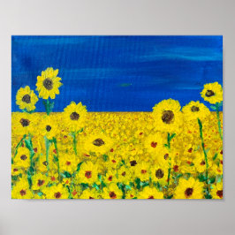 Impresión de girasol