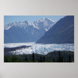 Impresión de glaciares de Matanuska