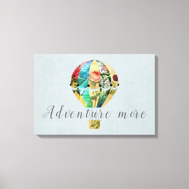 Impresión de globos de aire caliente en mosaico (Anverso)