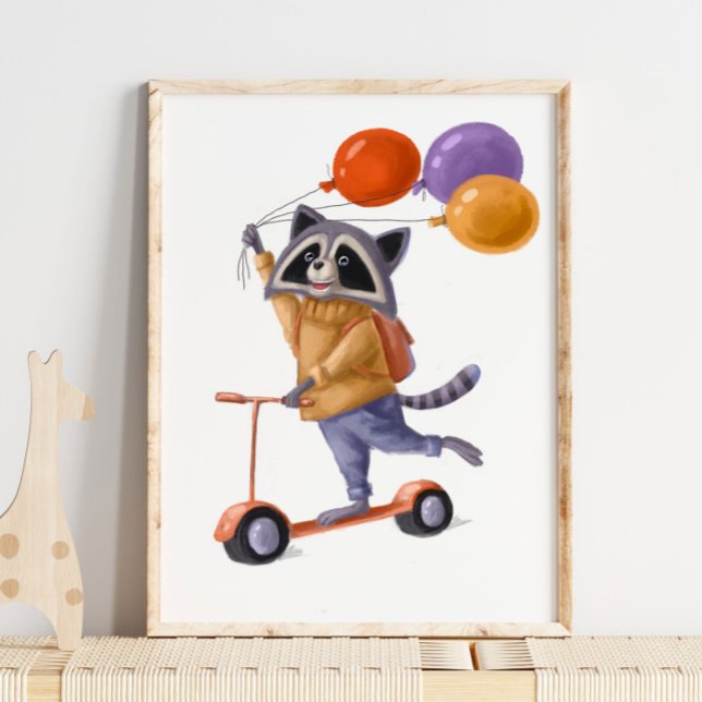 Impresión de globos de mapache | Impresión de pare (Subido por el creador)