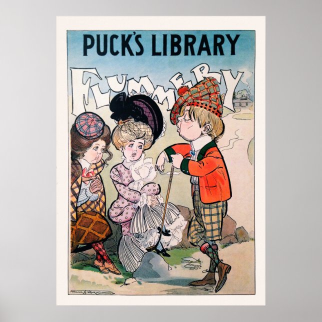 Impresión de golf Vintage 1902 (Frente)