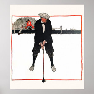 Impresión de golf Vintage 1921