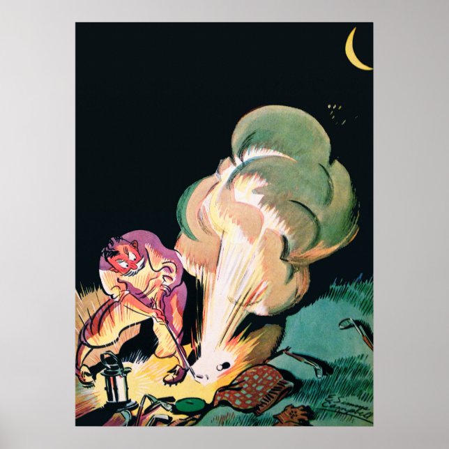 Impresión de golf Vintage 1931 (Frente)