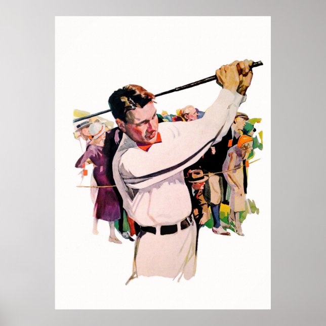 Impresión de golf Vintage 1932 (Frente)