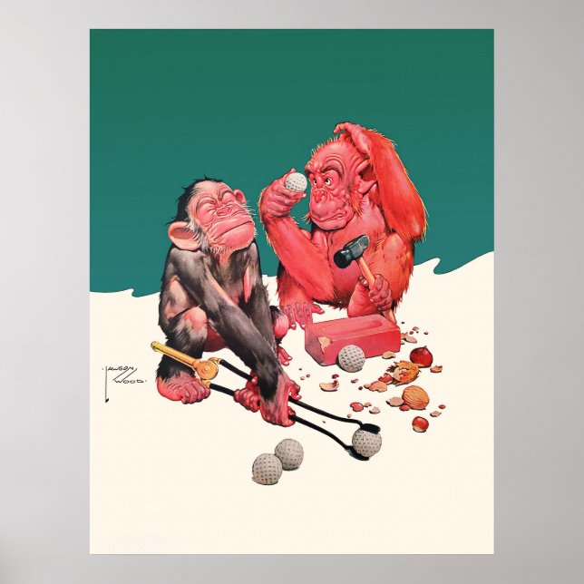 Impresión de golf Vintage 1939 (Frente)