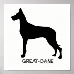 Impresión de great dane