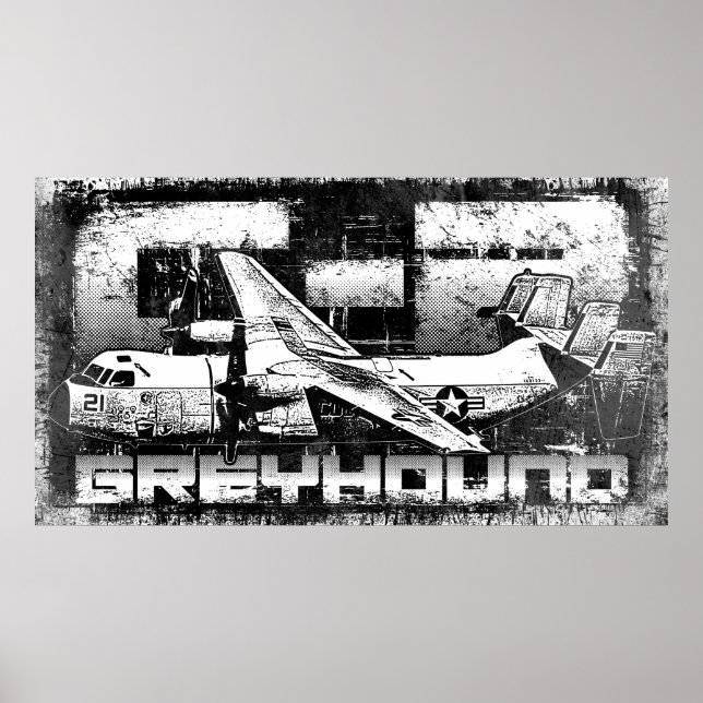 Impresión de Greyhound C-2 (Frente)