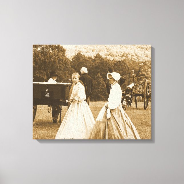 Impresión de guerra civil sobre lienzo (Anverso)