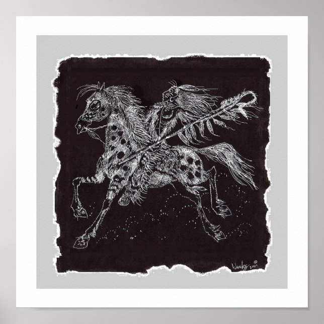 Impresión de guerreros místicos, papel Poster (mat (Frente)