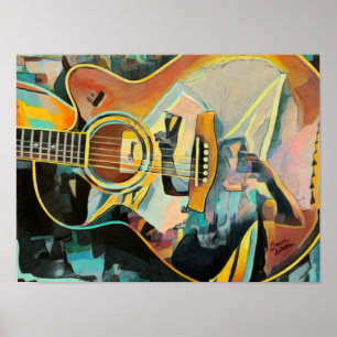 Impresión de guitarra