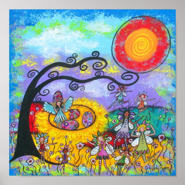 Impresión de hadas de primavera (Frente)