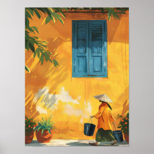 Impresión de Hanoi Ilustración de Hanoi Vietnam Im