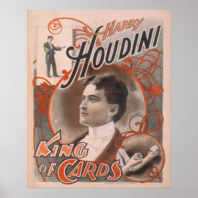 Impresión de Harry HOUDINI, artista de fuga, Poste (Frente)